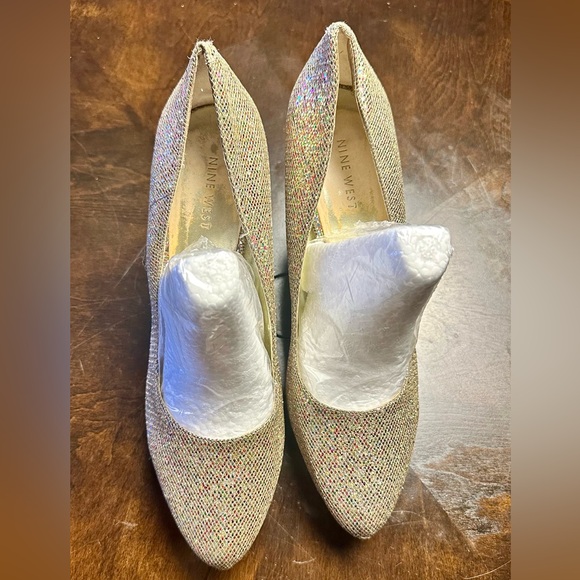 Nine West Glitter Pump 10 - Picture 5 of 7